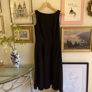 Black Fit and Flare Audrey Dress